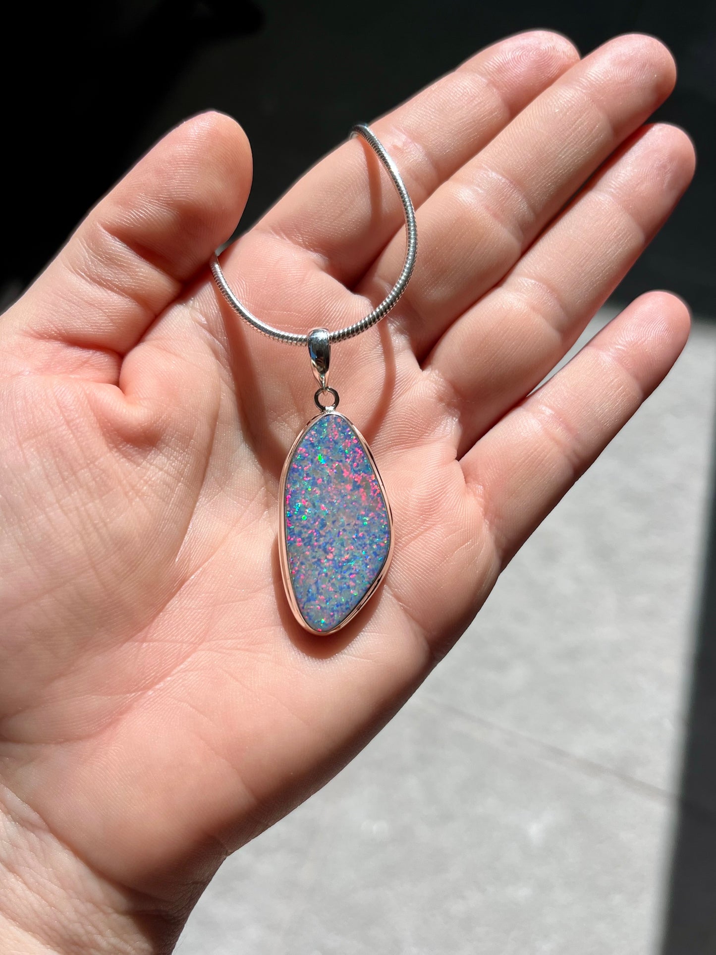 XXL Australian Opal Pendant | OPLP1