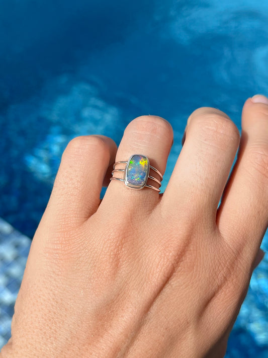 Australian Opal Ring 6 | OPLR9