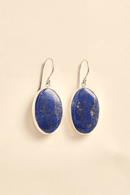 Lapis Lazuli Earrings (large)
