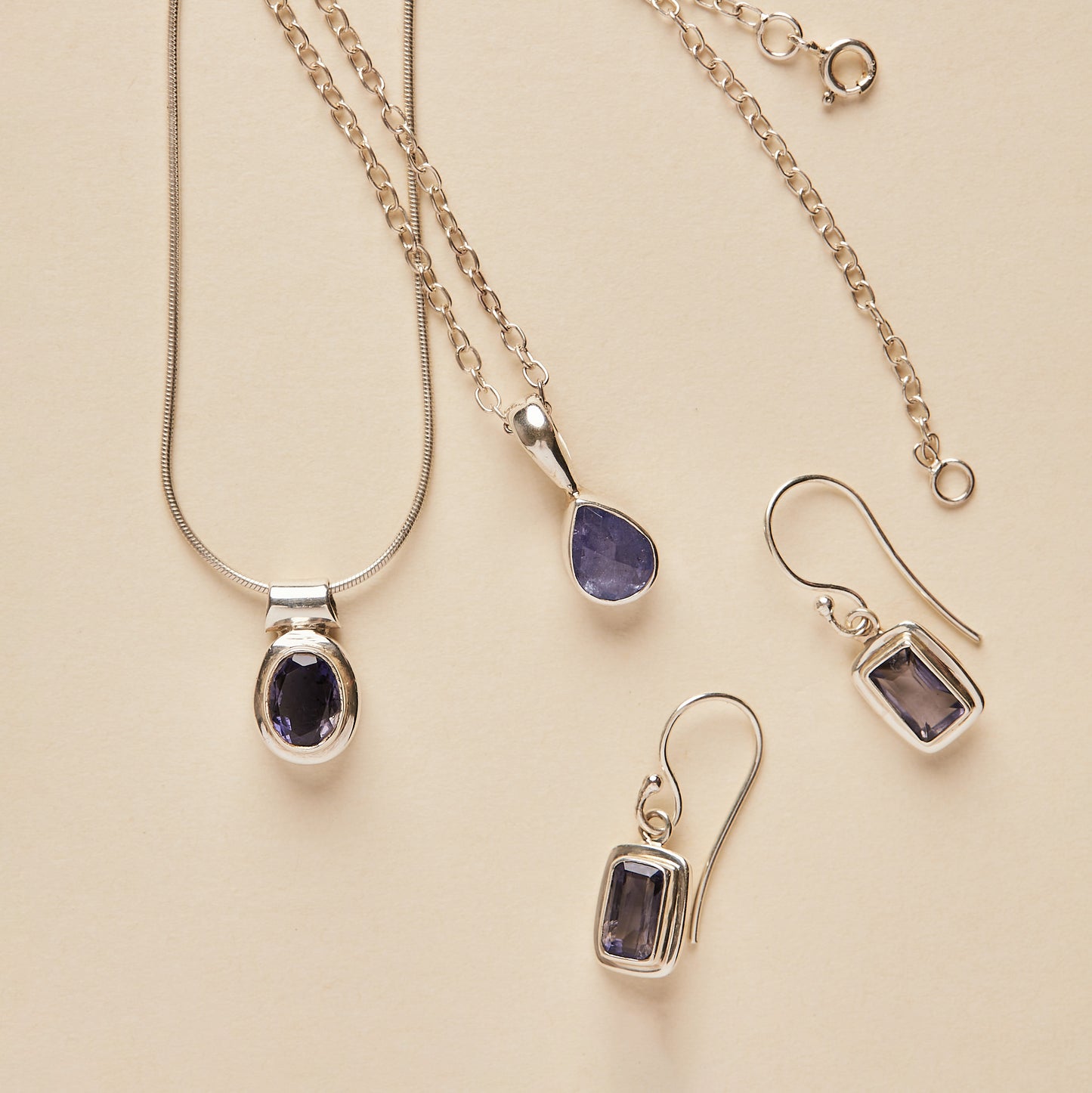 Iolite Earrings