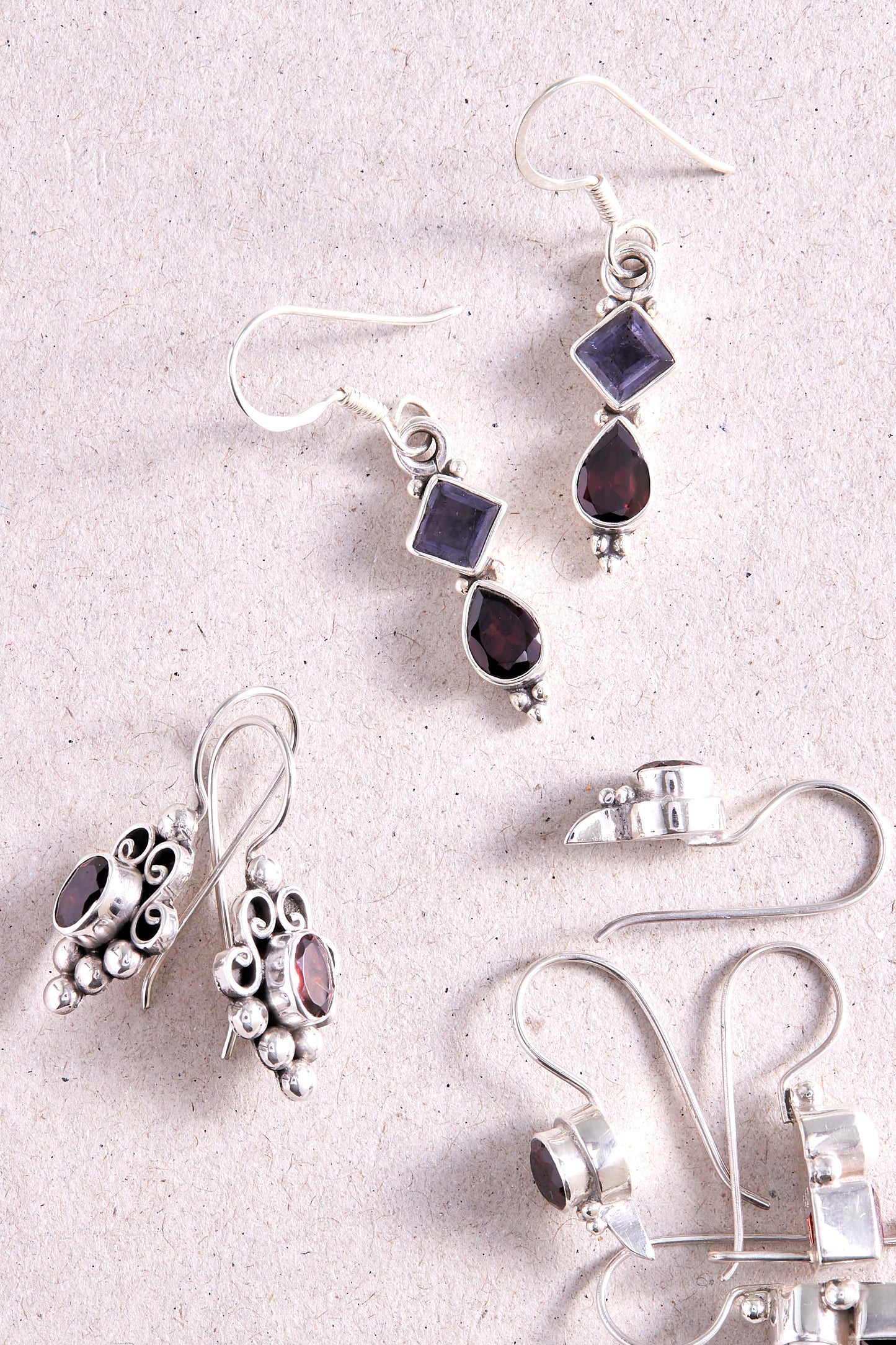 Garnet Earrings (round #1)