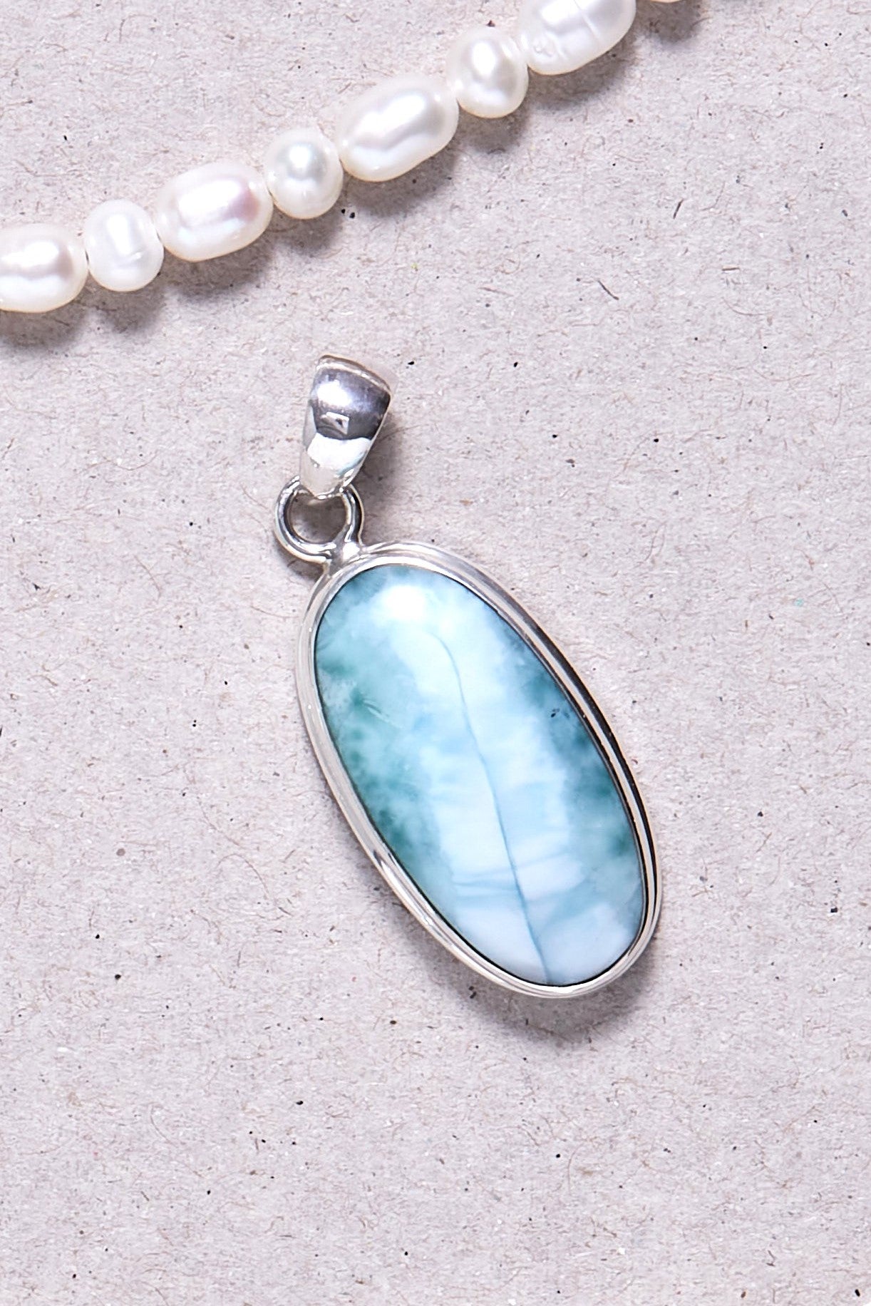 Larimar Pendant (narrow)