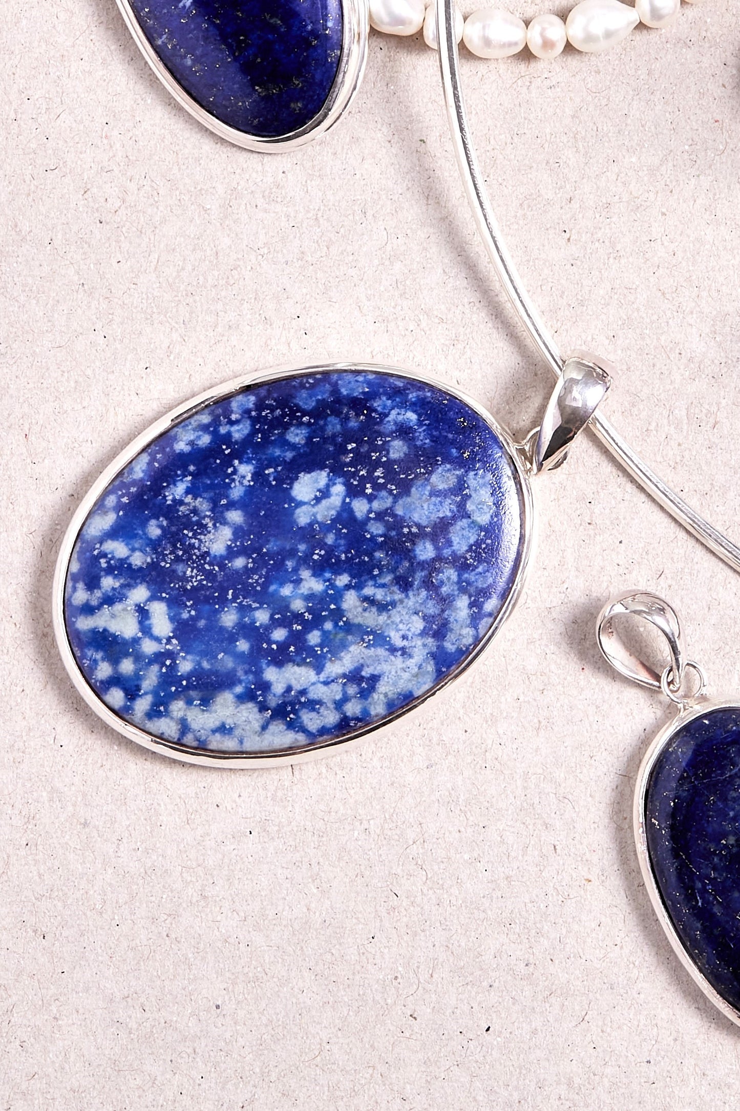 Lapis Lazuli Pendant (XXL oval)