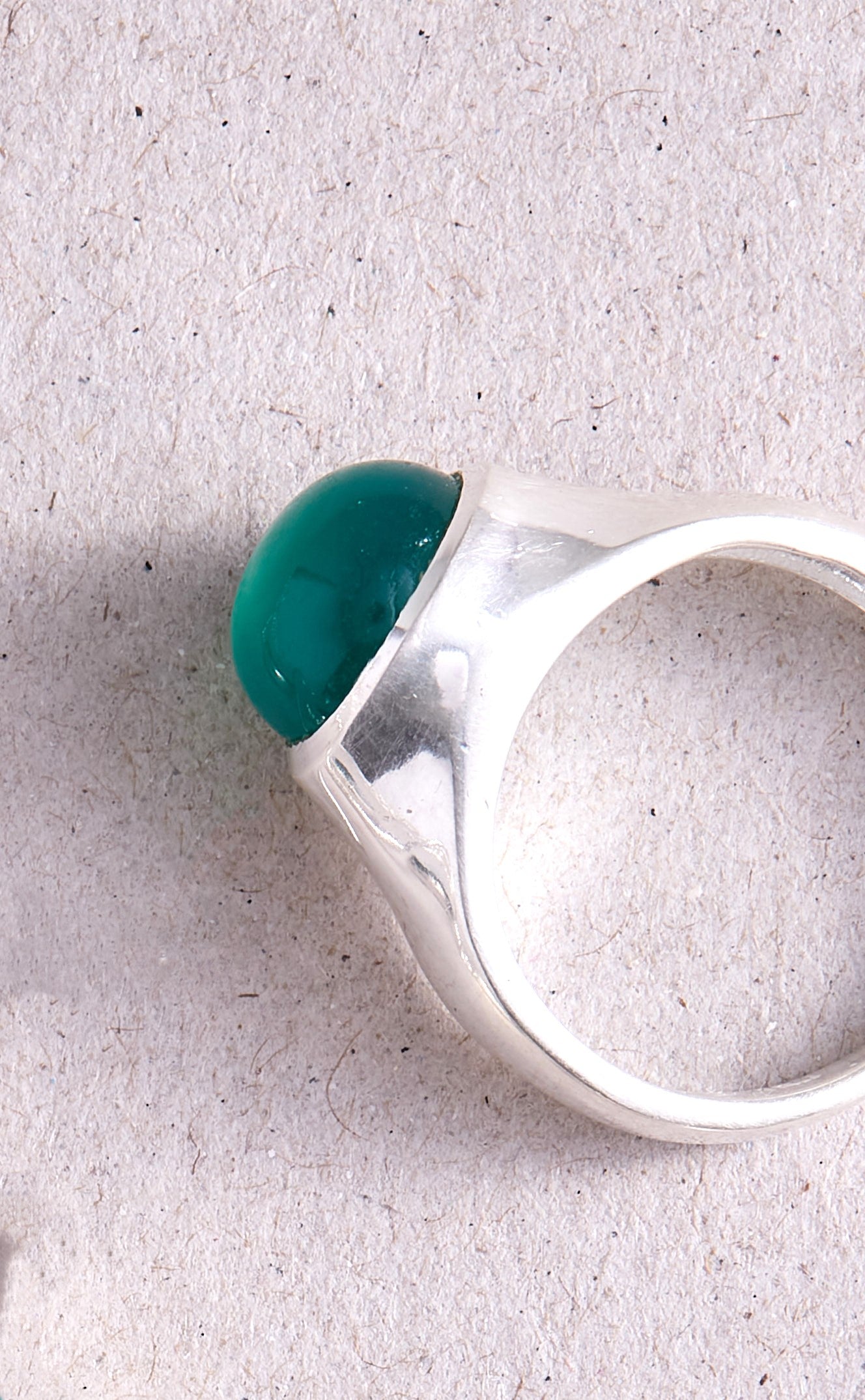 Green Agate Ring