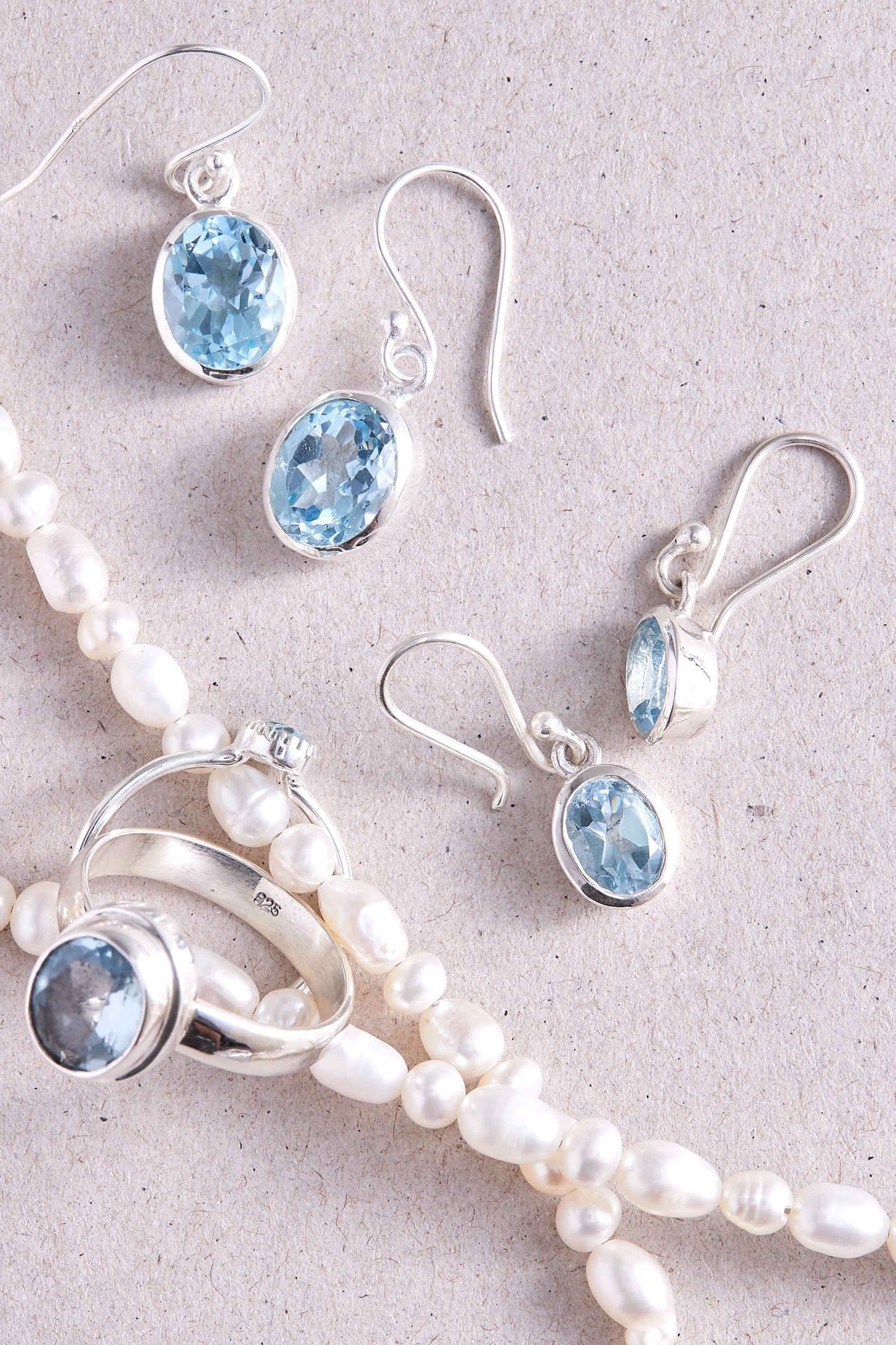 Blue Topaz Earrings (large)