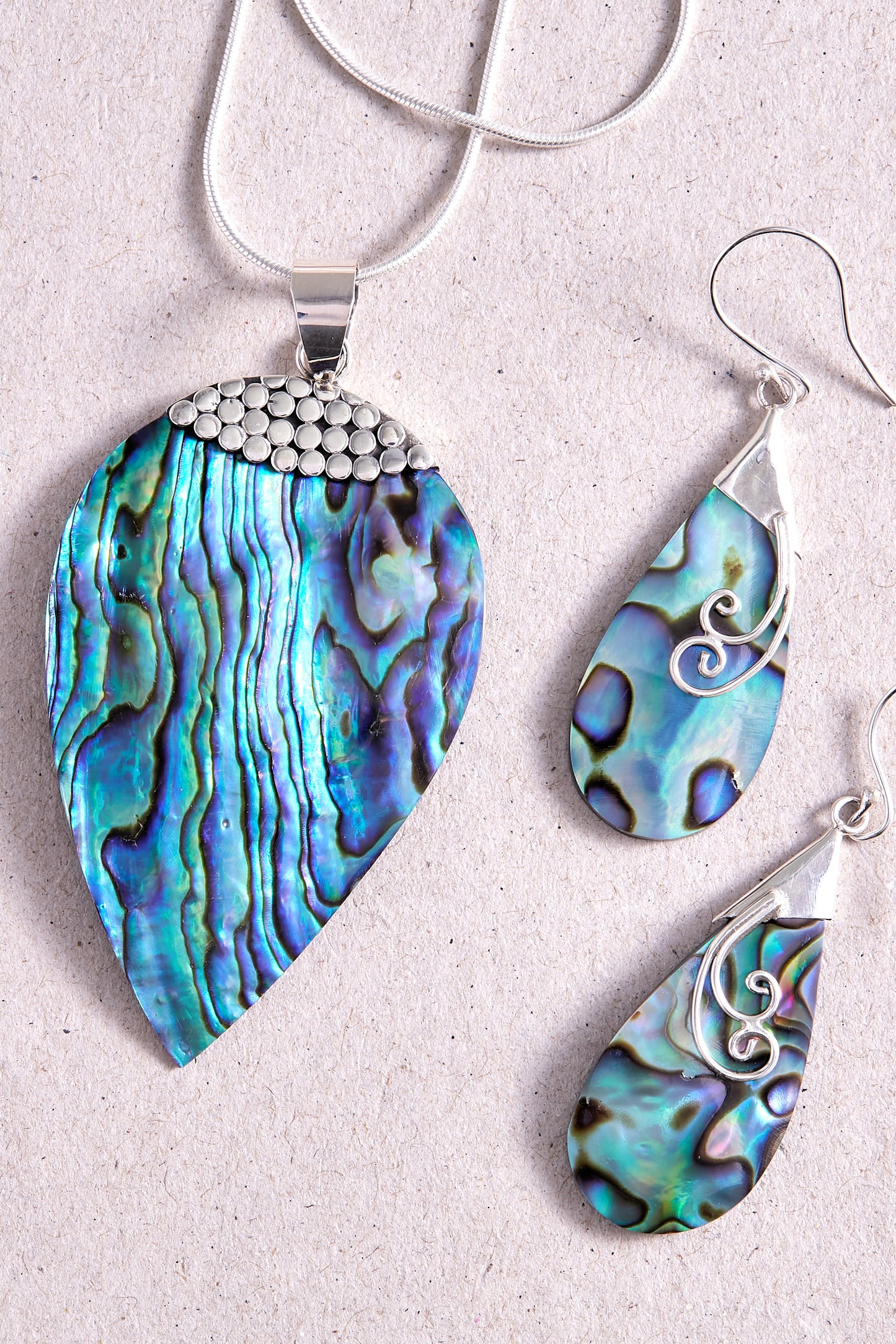 Paua Shell Pendant #4