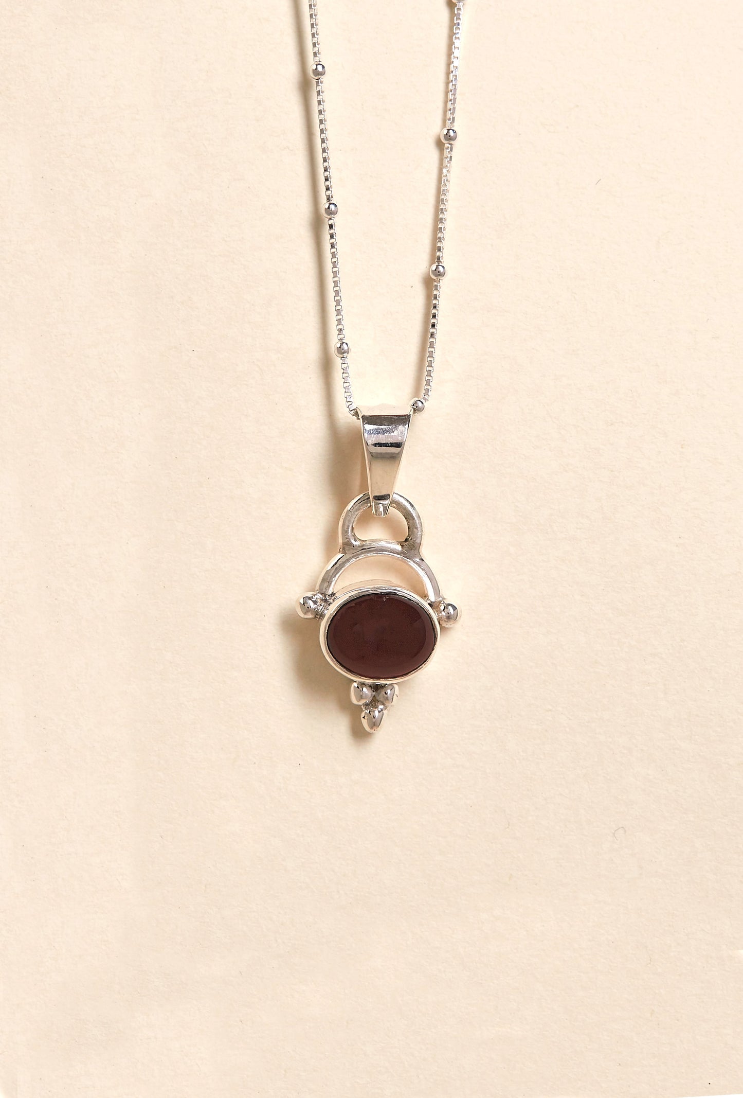 Garnet Pendant (cabochon)