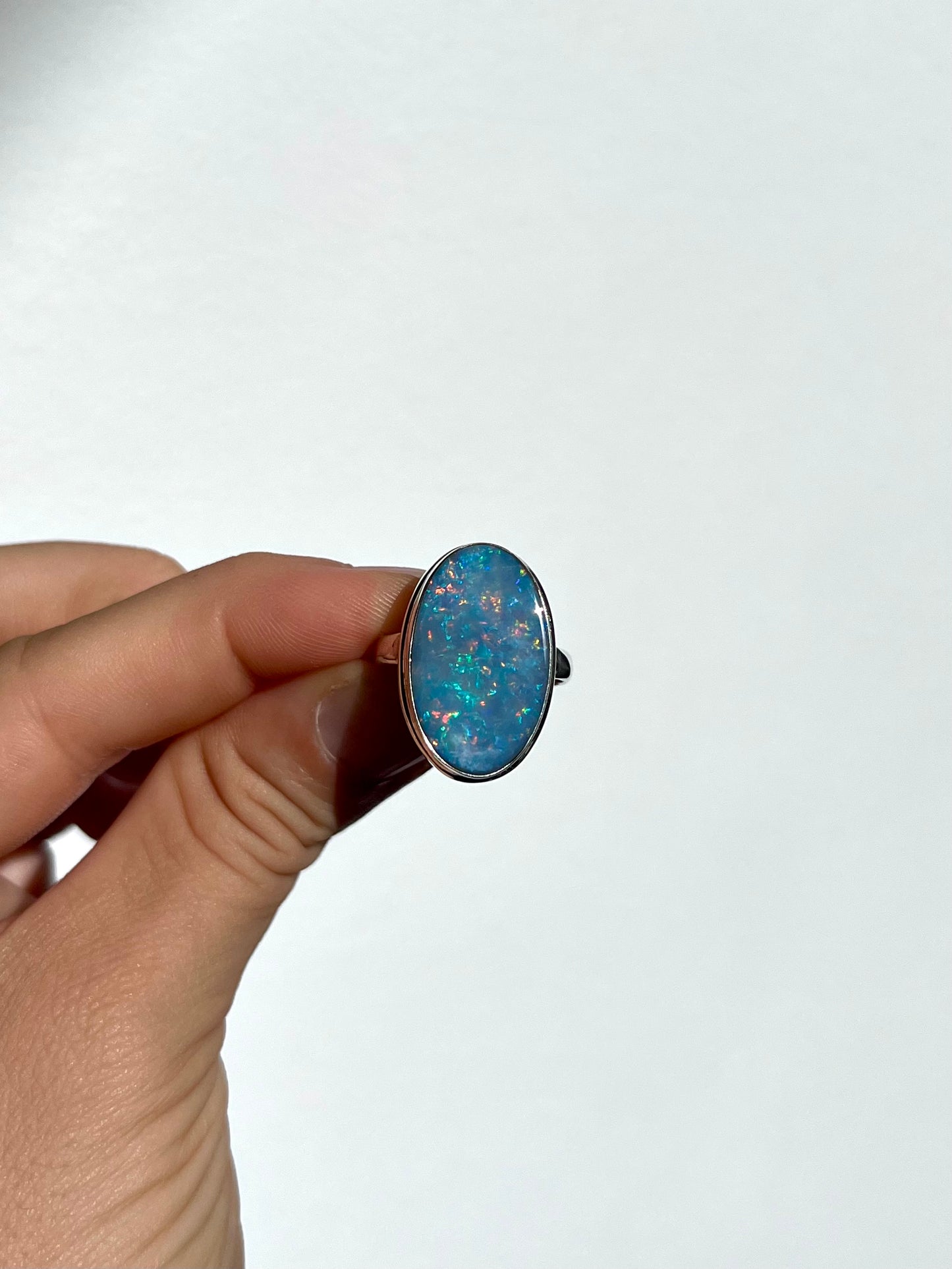 Australian Opal XXL Ring 8 | OPLR20