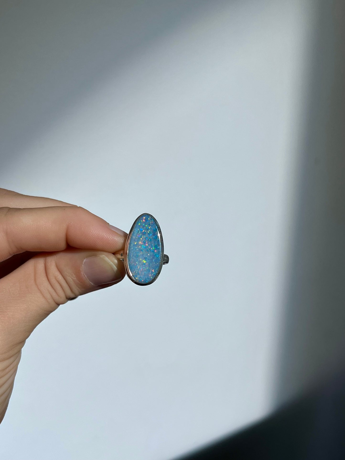 Australian Opal XXL Ring 8 | OPLR11