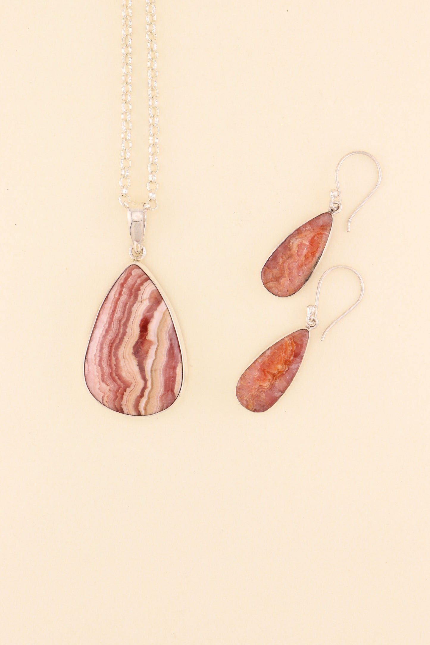 Rhodochrosite Earrings | RHOE1