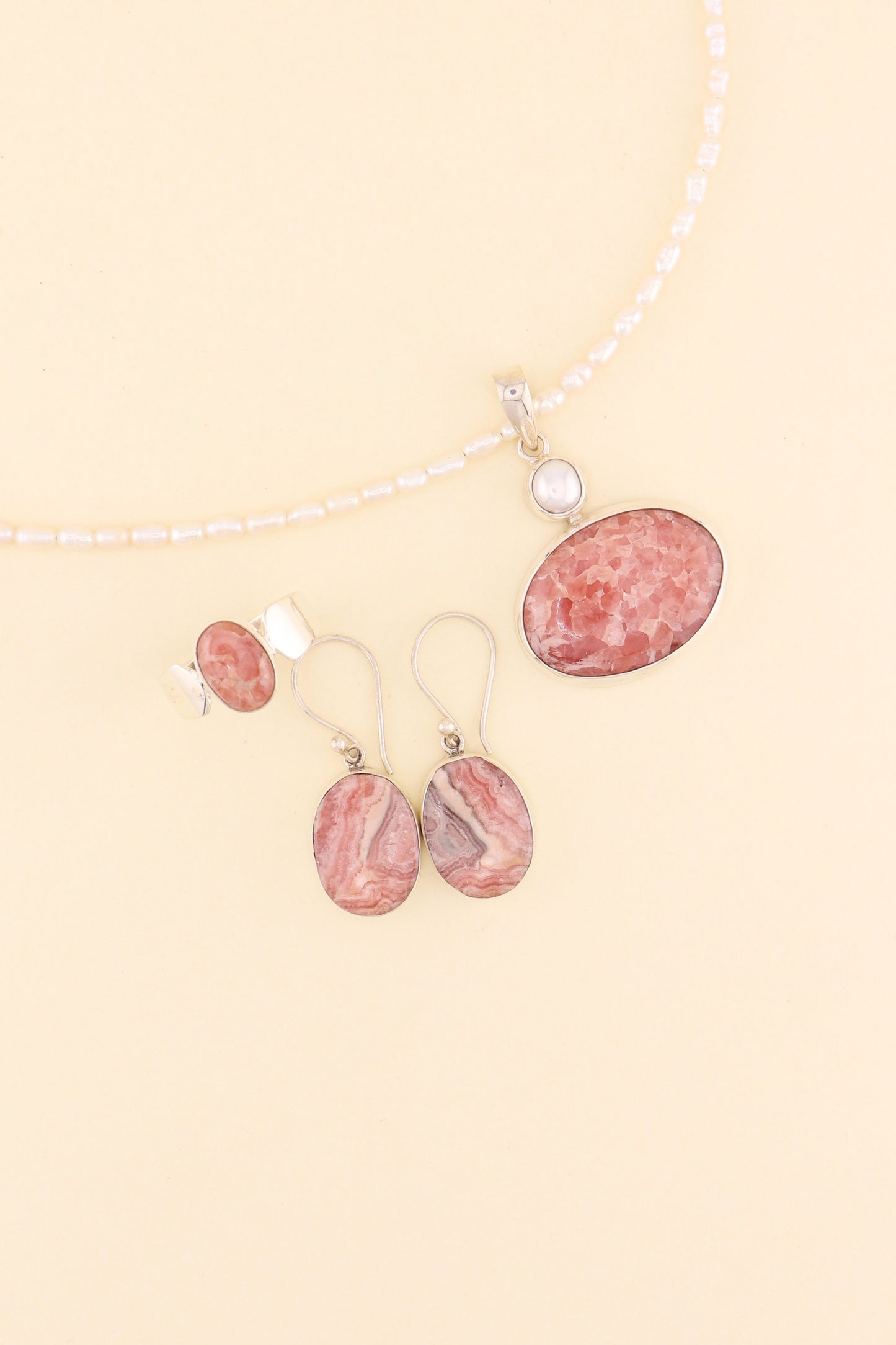 Rhodochrosite Earrings | RHOE2