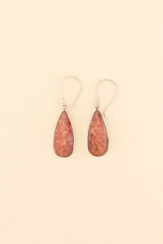Rhodochrosite Earrings | RHOE1