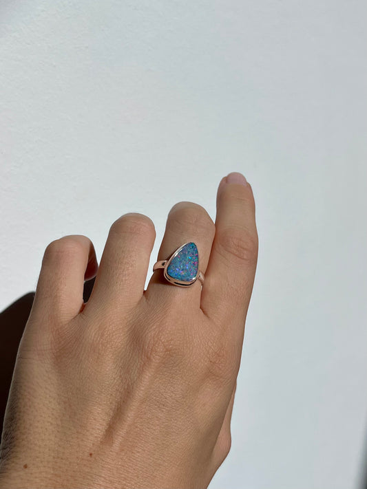Australian Opal Ring 7 | OPLR12