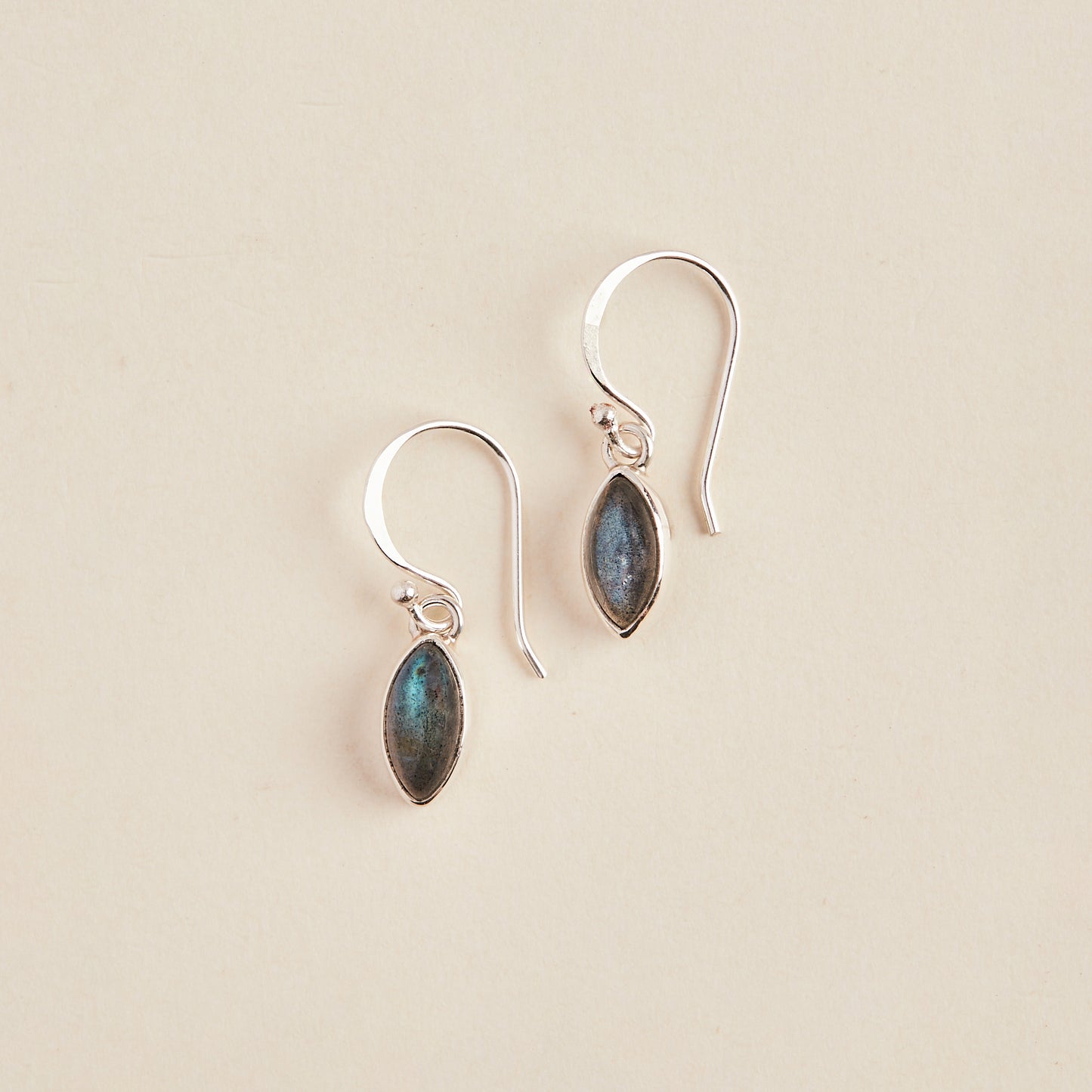 Labradorite Earrings (marquise)