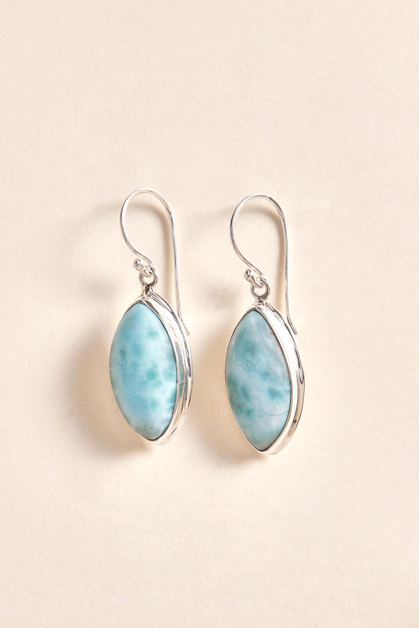 Larimar Earrings (marquise)