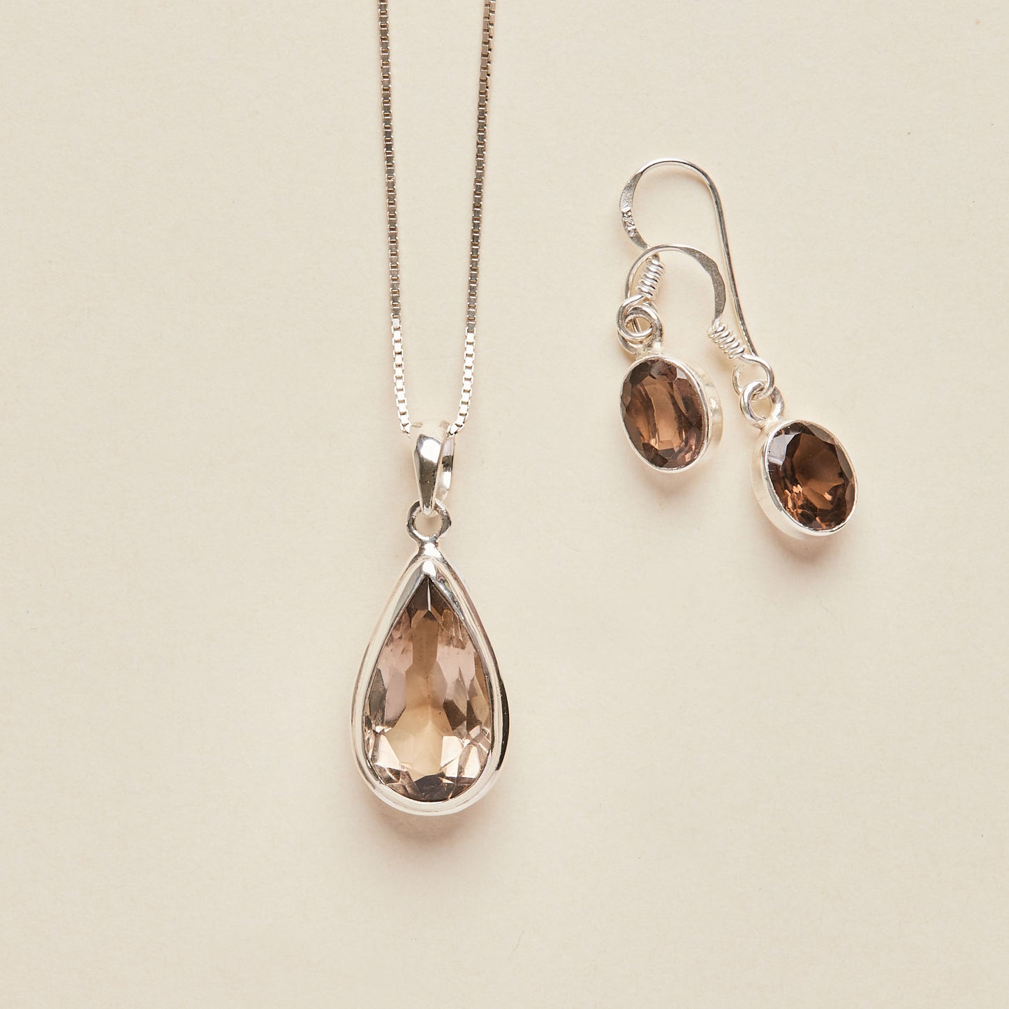 Smoky Quartz Earrings