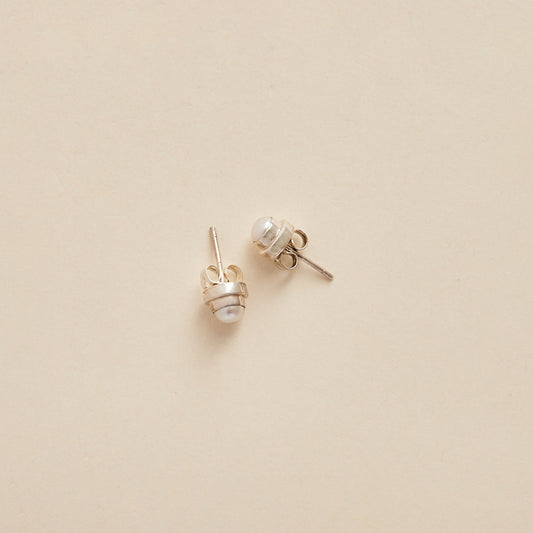 Pearl Stud Earrings