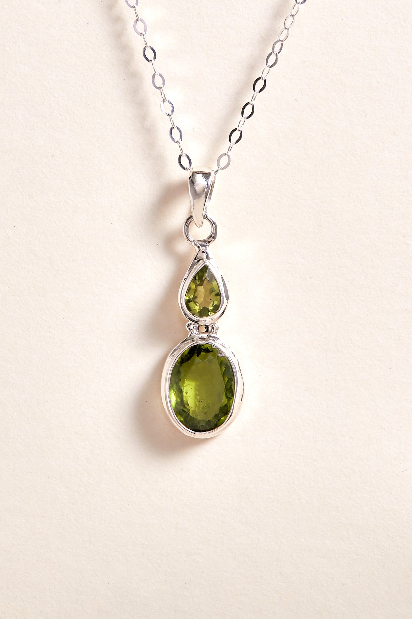 Peridot Pendant (double)