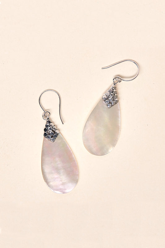 Mother of Pearl Earrings (dots)