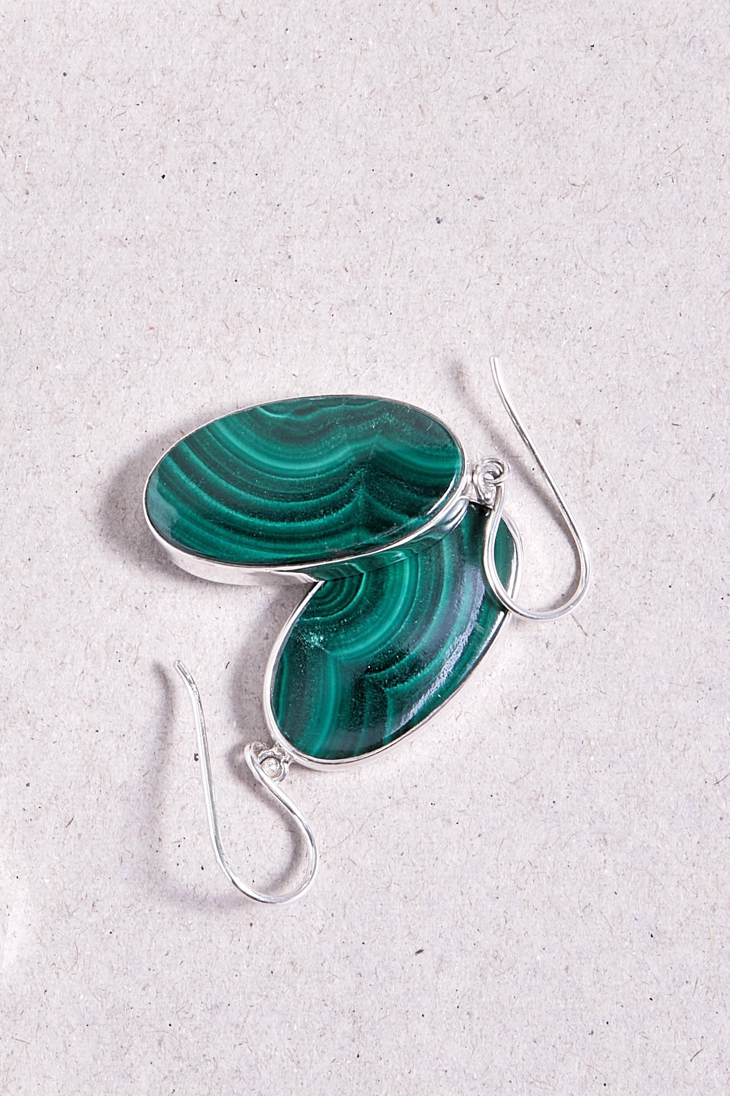 Malachite Earrings (large)