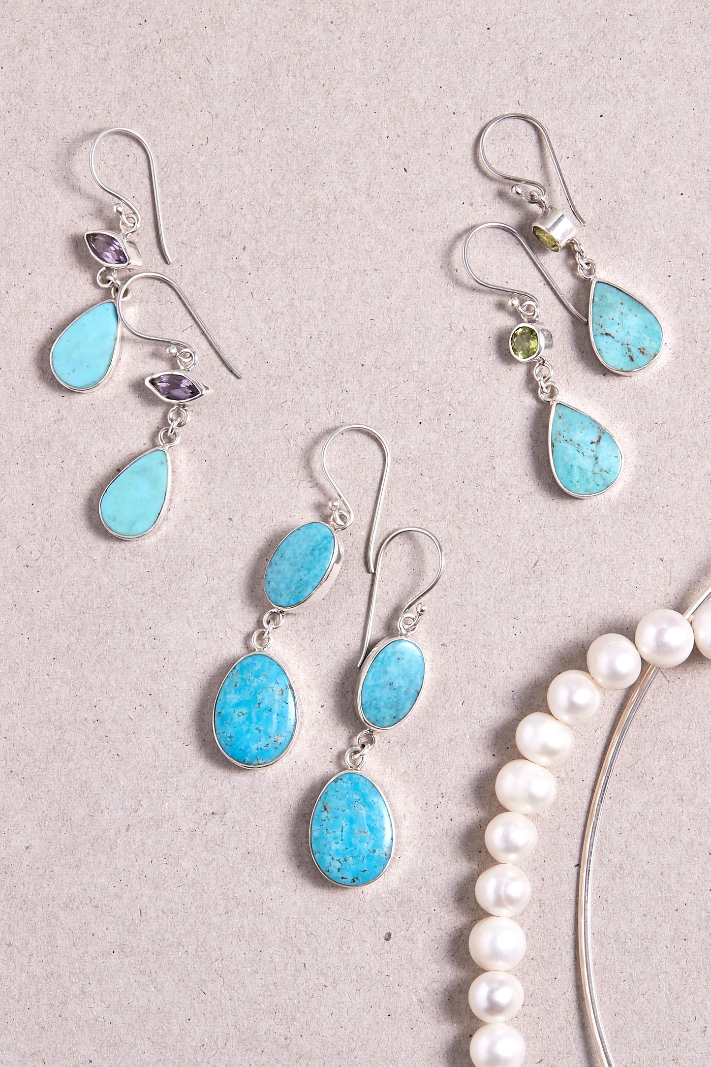 Turquoise Earrings (double)