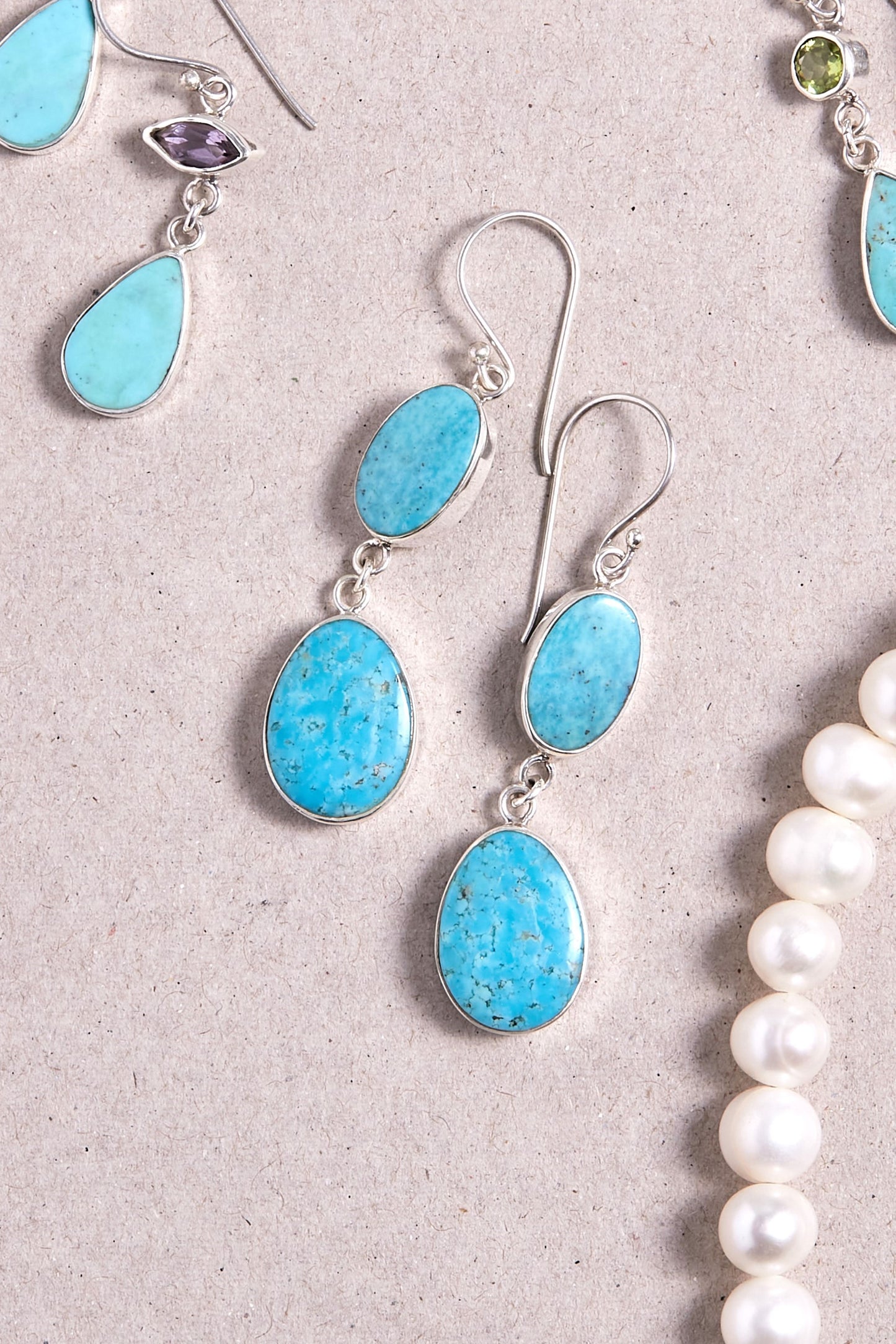 Turquoise Earrings (double)