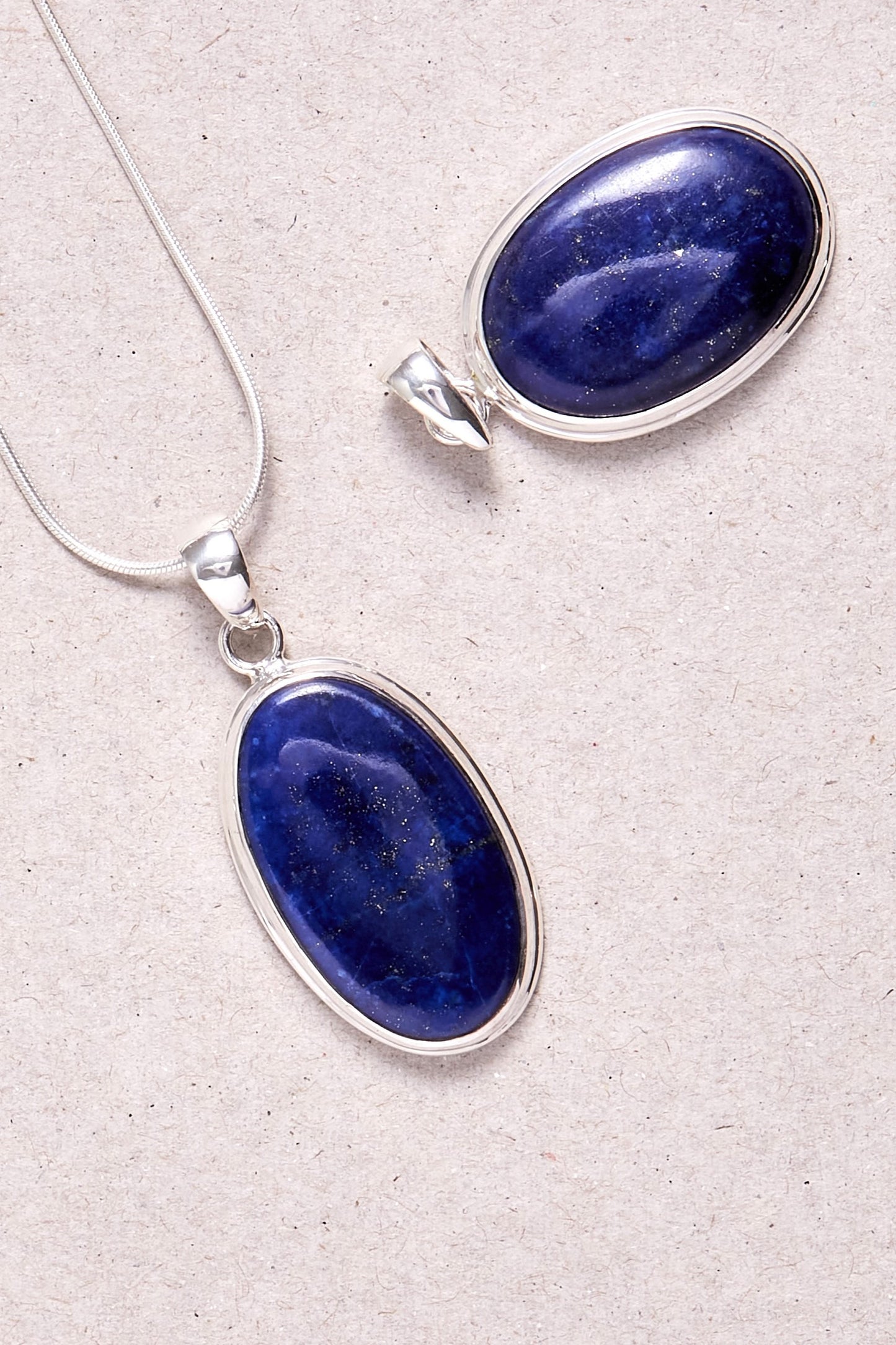 Lapis Lazuli Pendant (double bezel)