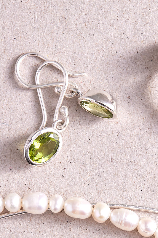 Peridot Earrings (small)