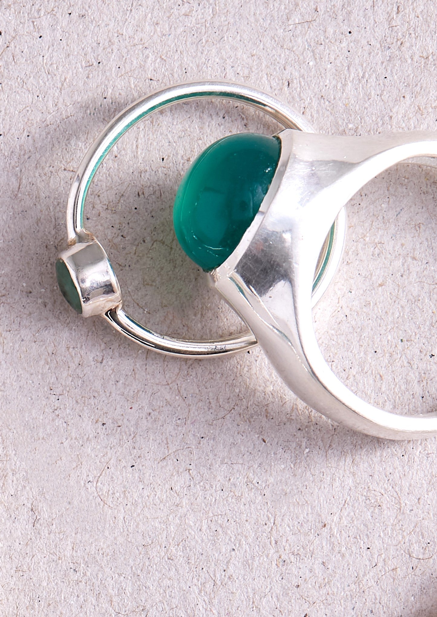 Green Agate Ring