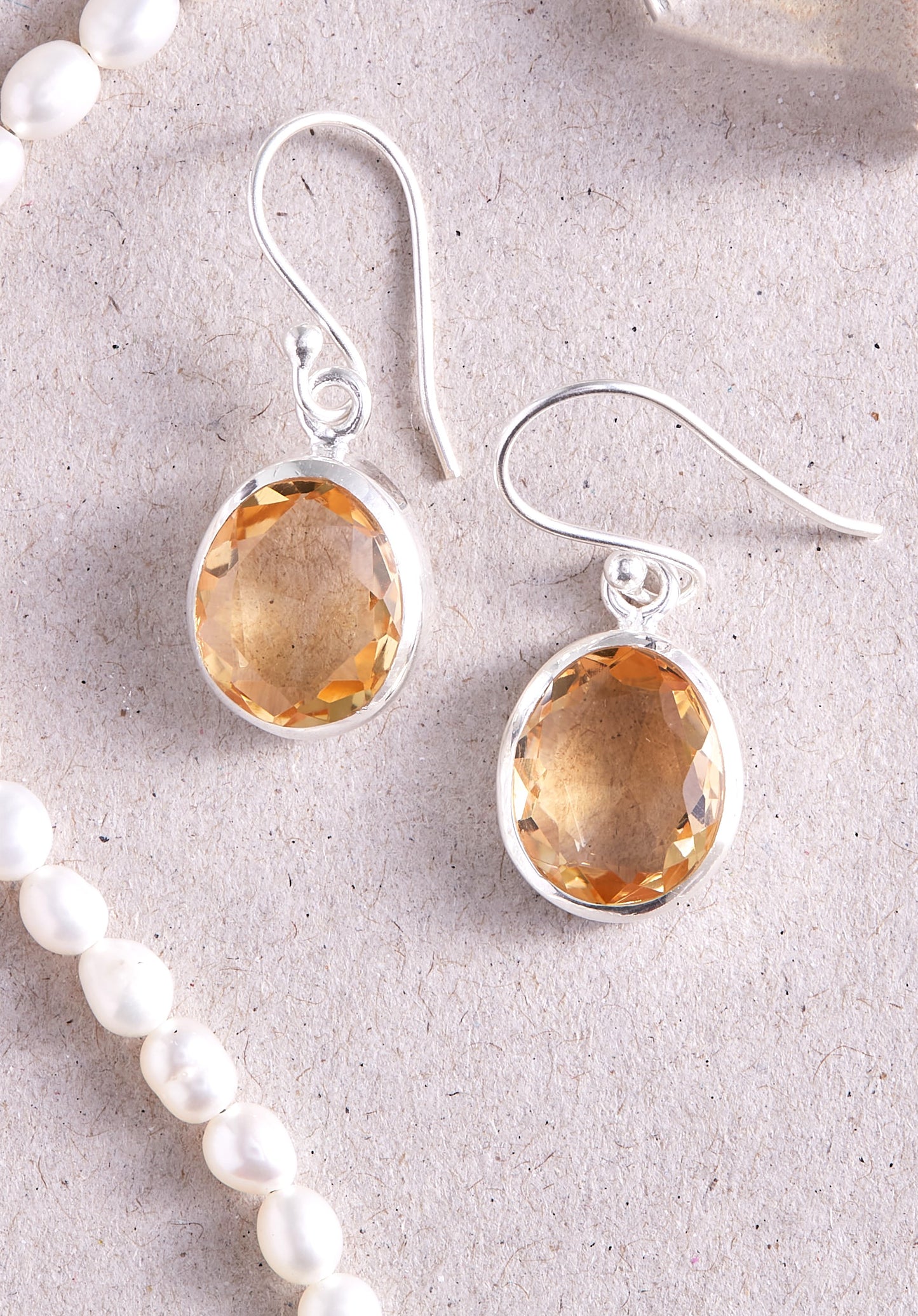 Citrine Earrings (large)