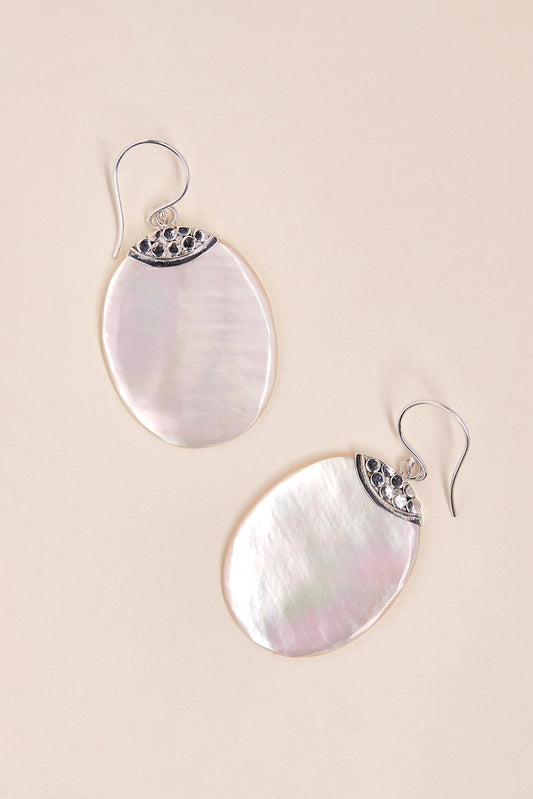 Mother of Pearl Earrings (large)