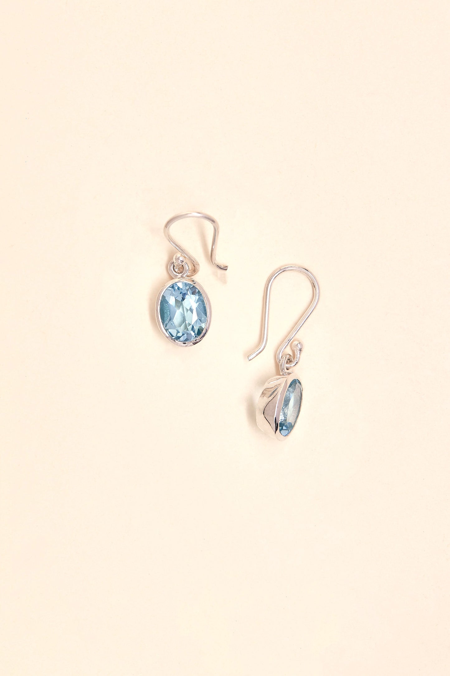 Blue Topaz Earrings (medium)