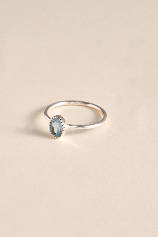 Blue Topaz Ring