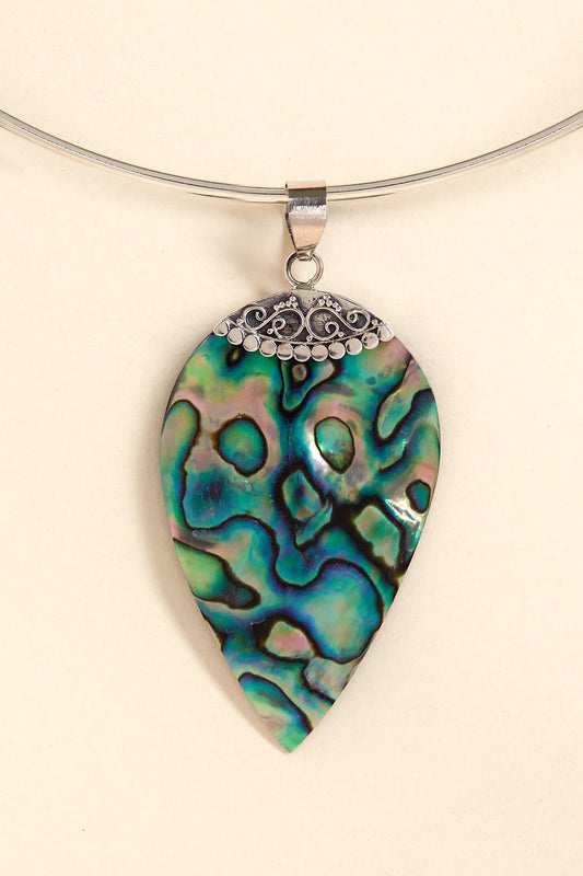 Paua Shell Pendant #3