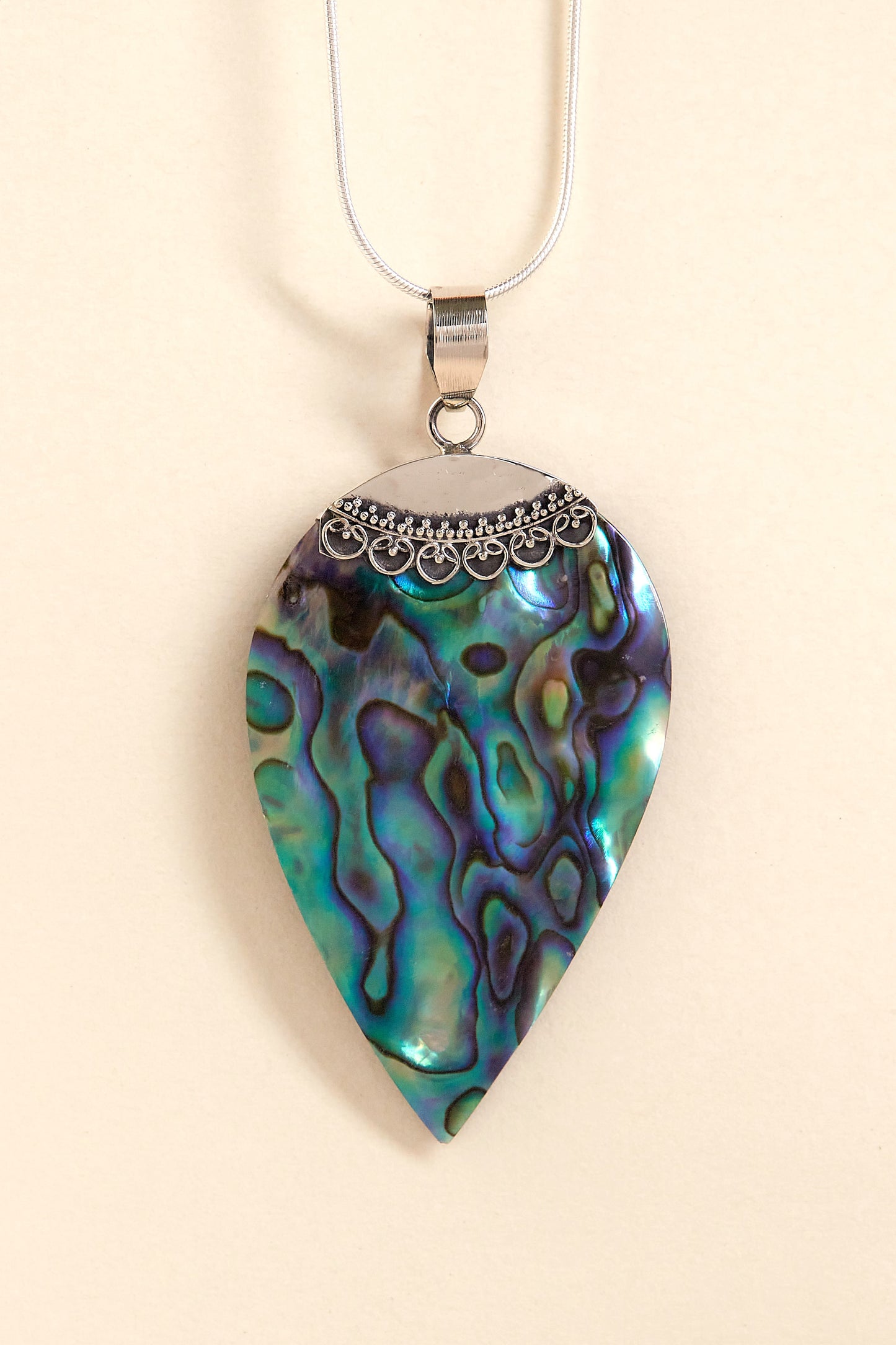 Paua Shell Pendant #5