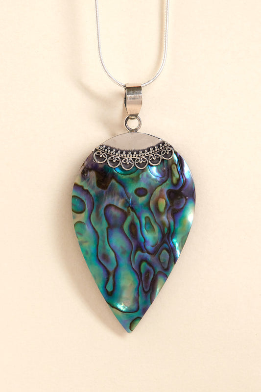 Paua Shell Pendant #5