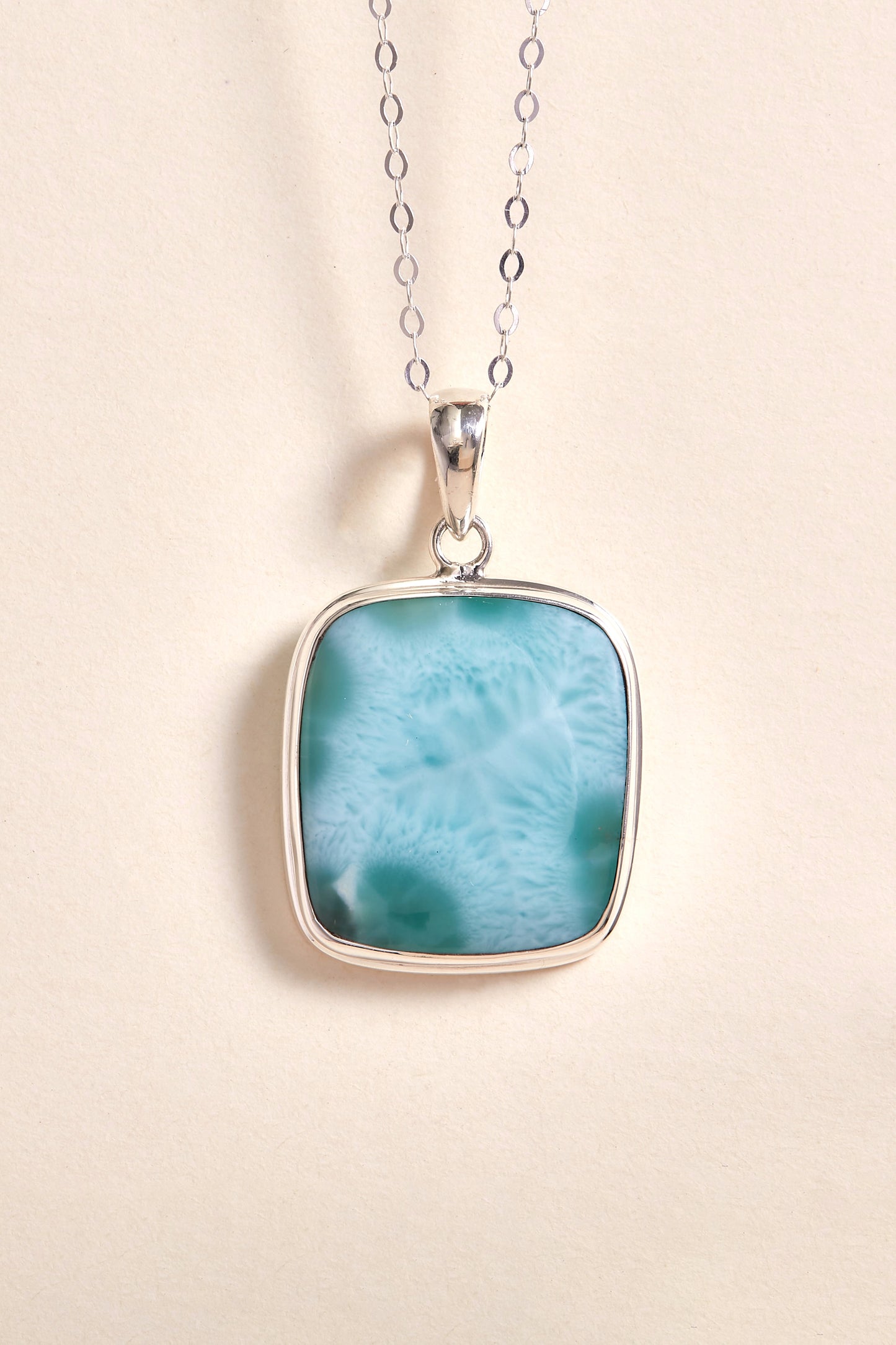 Larimar Pendant (square)