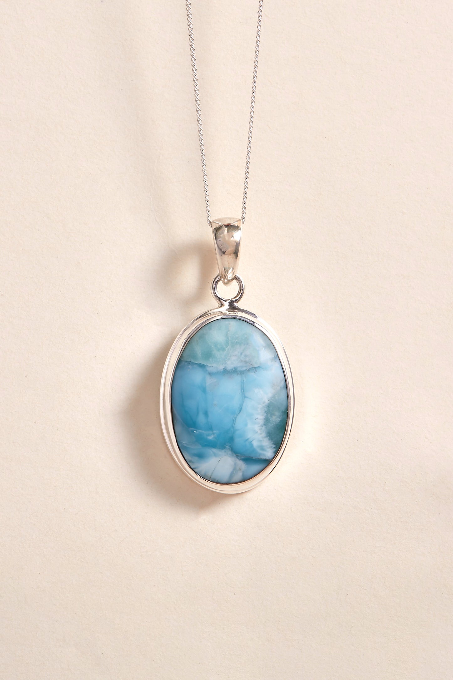 Larimar Pendant (oval)