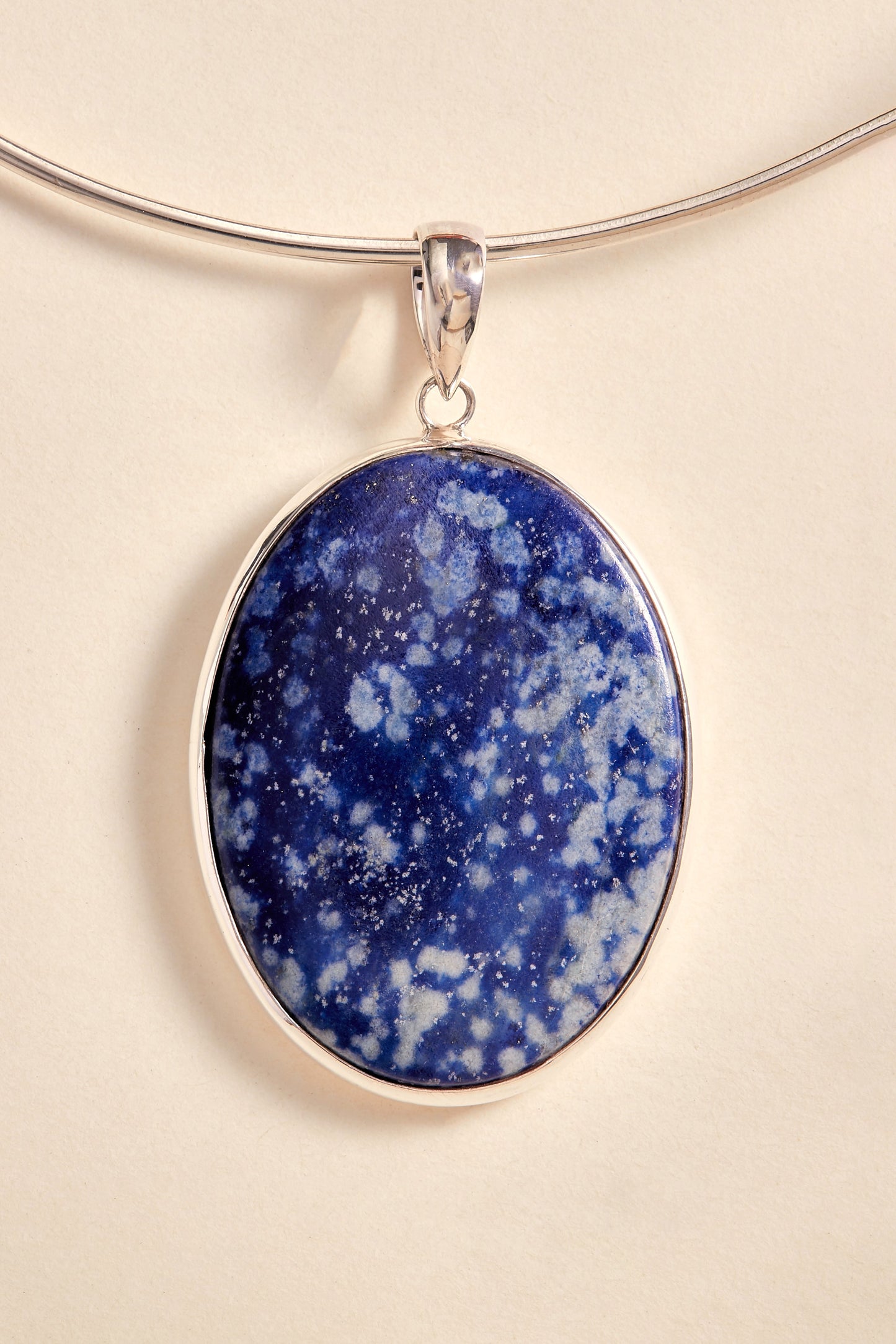 Lapis Lazuli Pendant (XXL oval)