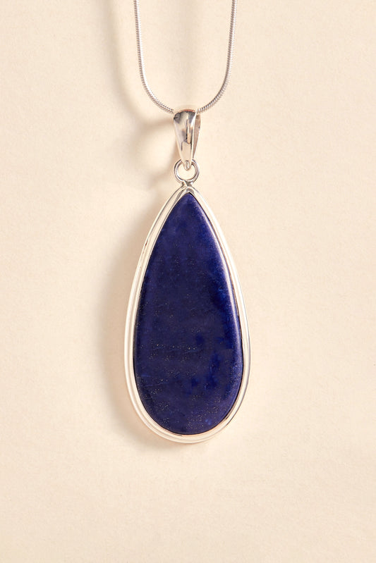 Lapis Lazuli Pendant (tear drop)