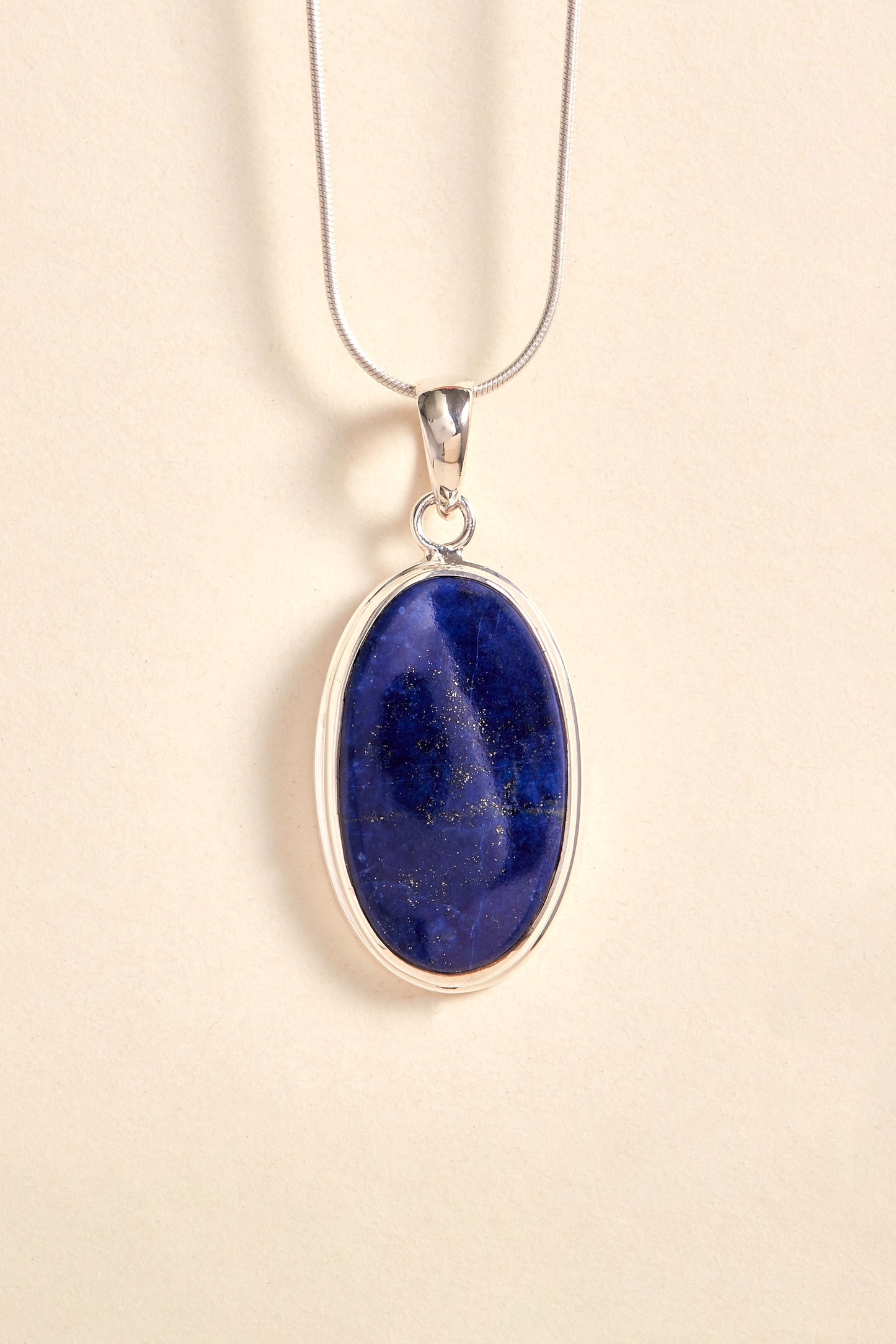 Lapis Lazuli Pendant (double bezel)