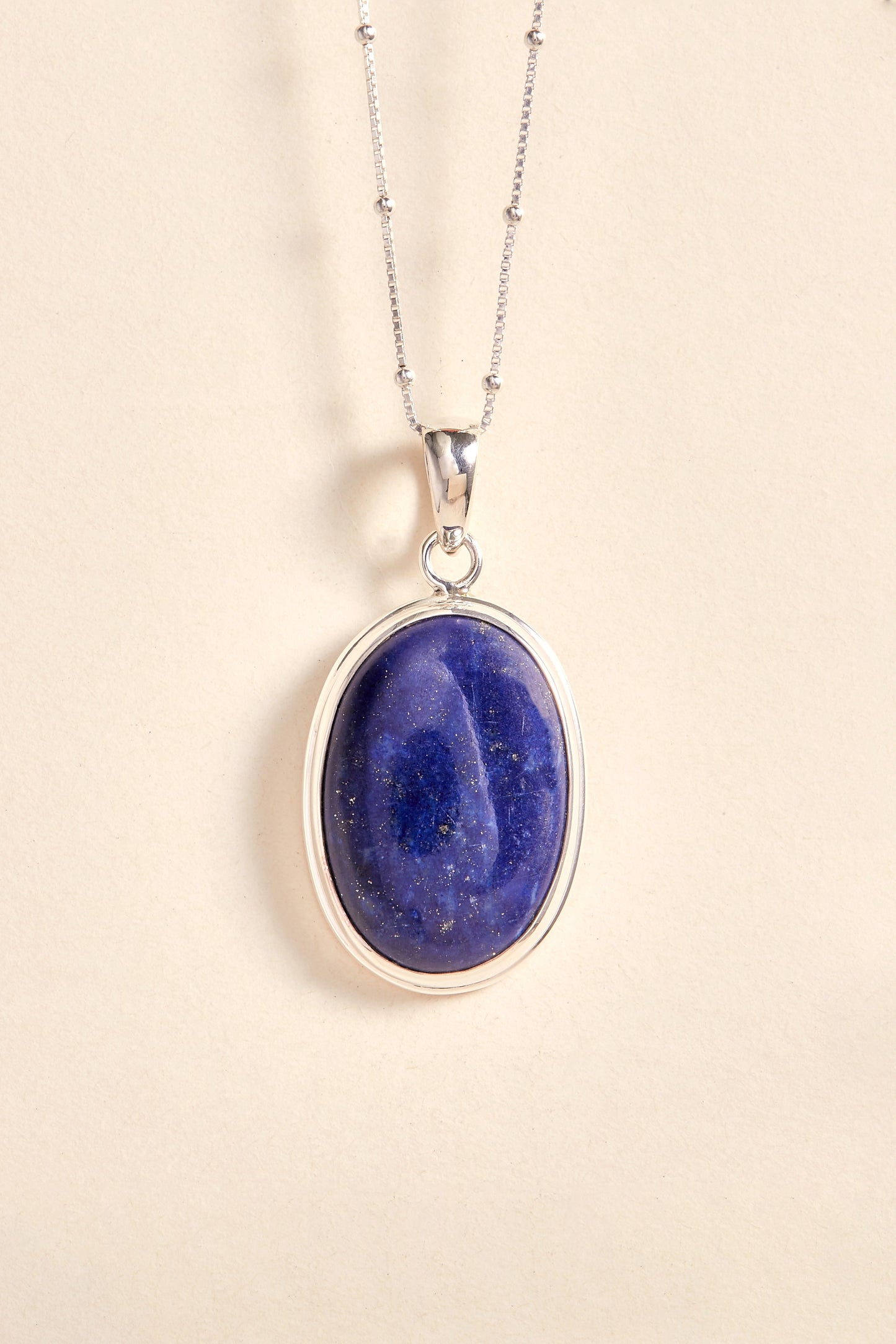 Lapis Lazuli Pendant (double bezel - s)