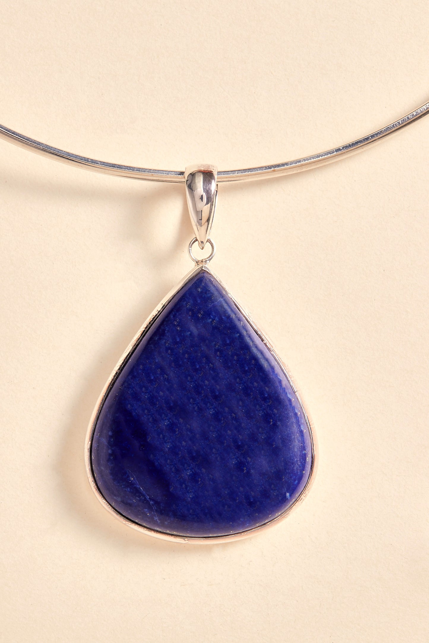 Lapis Lazuli Pendant (large tear drop)