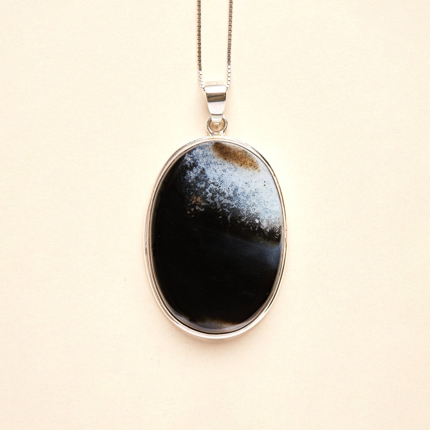 Black Agate Pendant