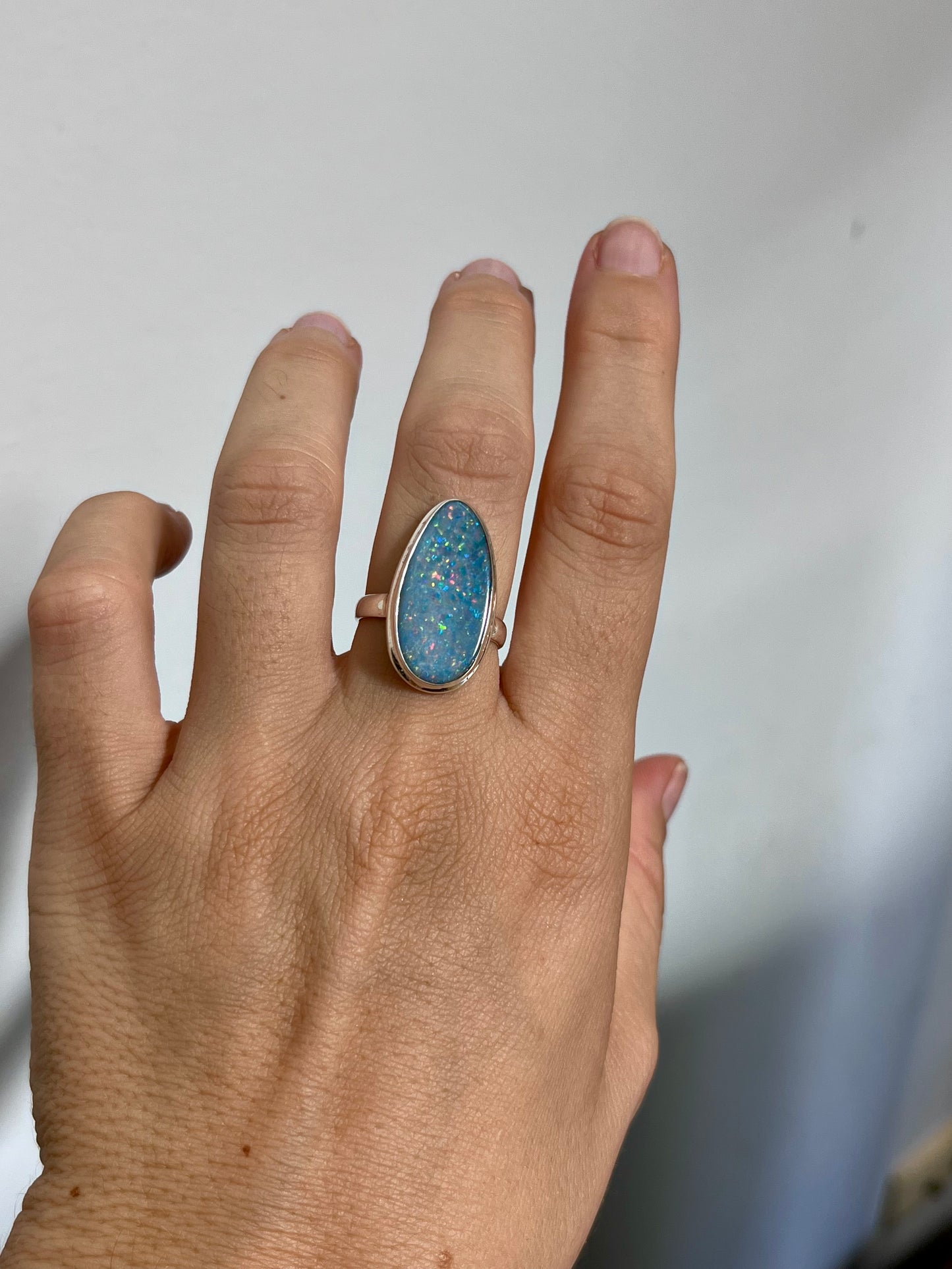 Australian Opal XXL Ring 8 | OPLR11