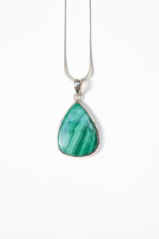 Malachite Pendant (pear)