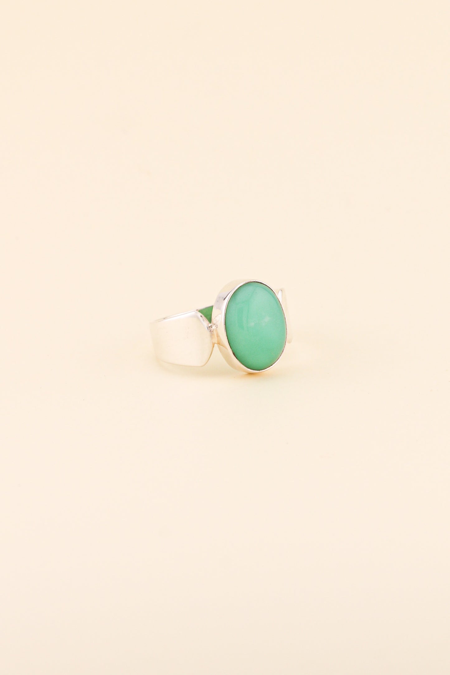 Chrysoprase Ring 7 3/4 | CHRYSOR1