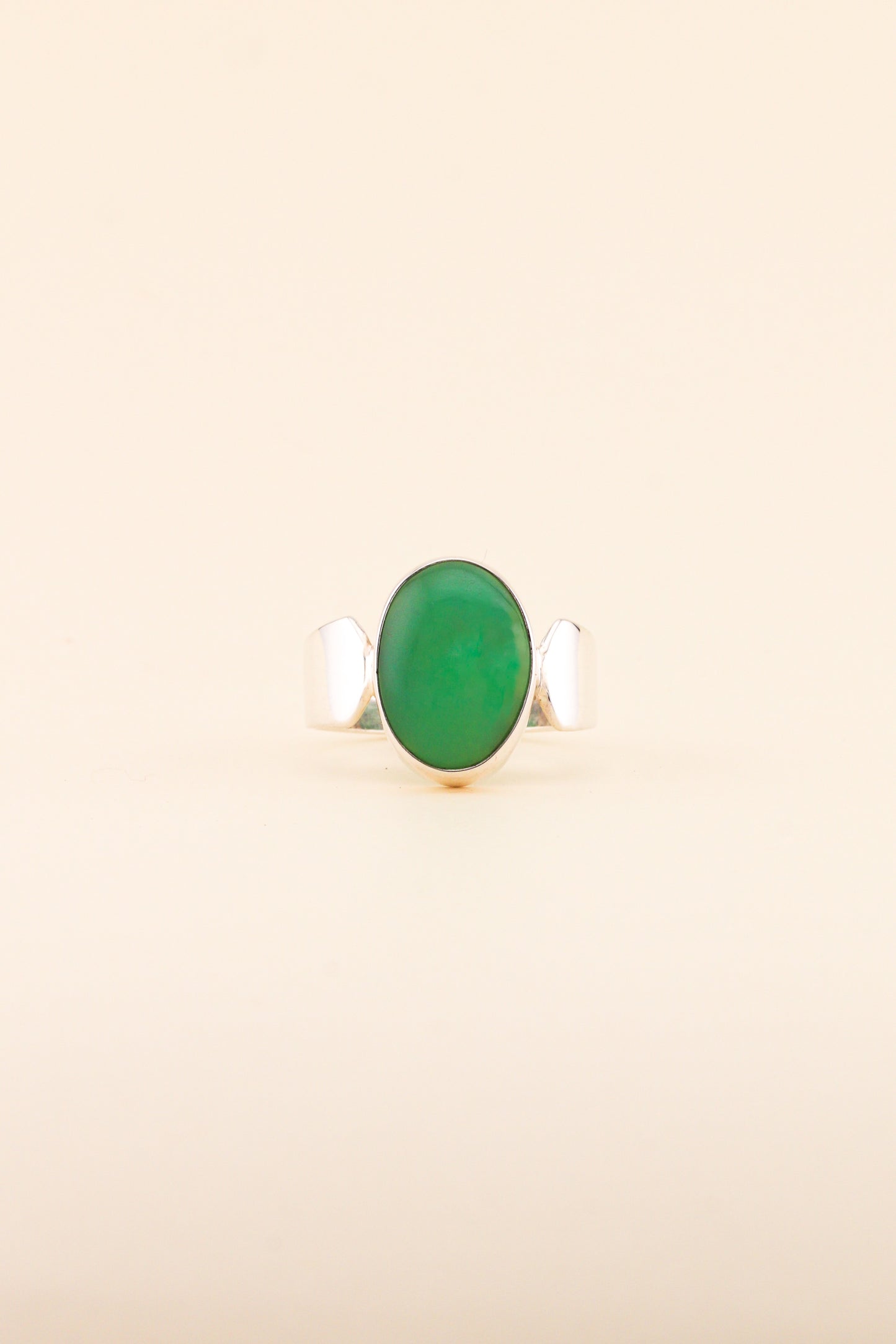 Chrysoprase Ring 8.5 | CHRYSOR3