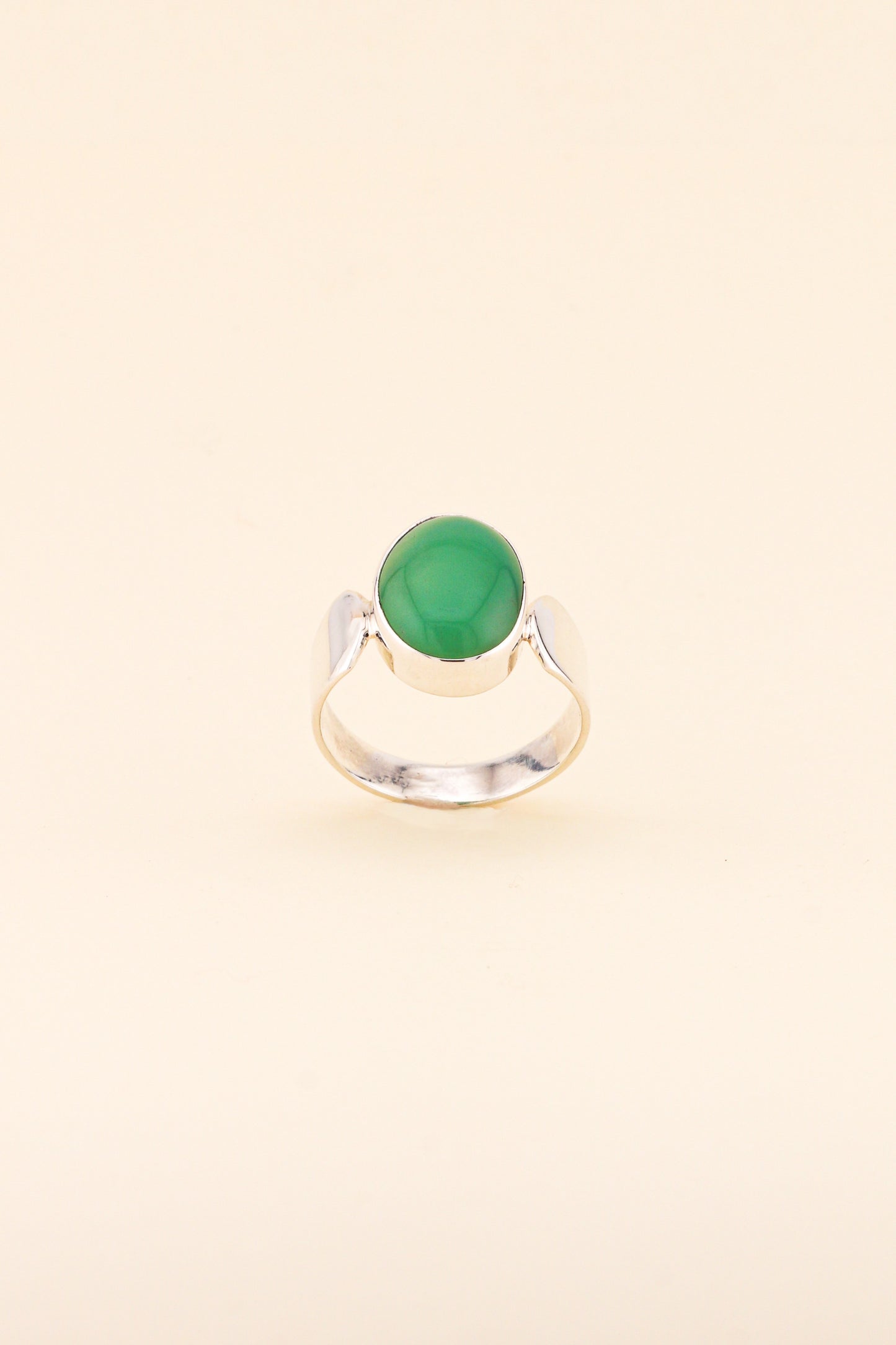 Chrysoprase Ring 8.5 | CHRYSOR3