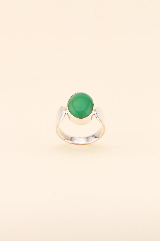 Chrysoprase Ring 8.5 | CHRYSOR3